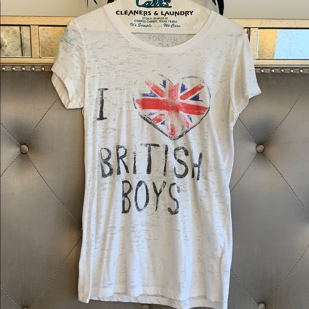 βI π British Boysβ Graphic Tee - Picture 2 of 3